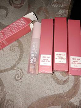 Product Review of HOBE BAR Probiotic Oral Spray - Sugar-Free, Alcohol-Free, and Preservative-Free, Peach Mint Flavor for Fresh Breath (20 ml) hobe  bar pewangi mulut semprot mouth spray parfum  mulut Liquid from n**a p**i 2
