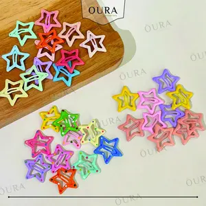 Jepit Rambut Star 1 PCS Hair Clip Bentuk Bintang Pentagram Jepit Anak Wanita Aksesoris Korean Style