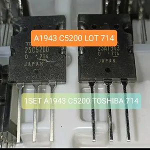TRANSISTOR 2SA1943 2SC5200 ORIGINAL LOT 714 A1943 C5200