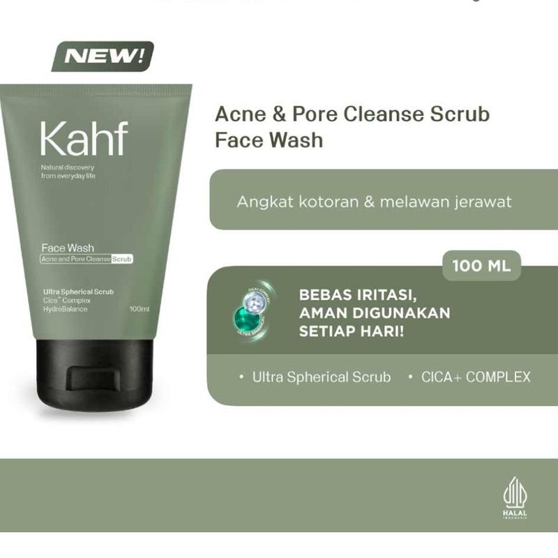 Kahf Sabun Wajah 100ml untuk Pemakaian Sehari-hari - Facial, Muka 1