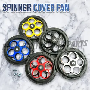 COVER SPINER SPINNER PUTAR KIPAS universal PNP MATIC SEMUA VESPA LX LXV S SPRINT PRIMAVERA GTS 3V SCOOPY BEAT NOUVO MIO dll  ENGINE COVER PELINDUNG KIPAS RADIATOR MATIK COVER MESIN KIPAS SPINNER MATIC bahan platik ABS
