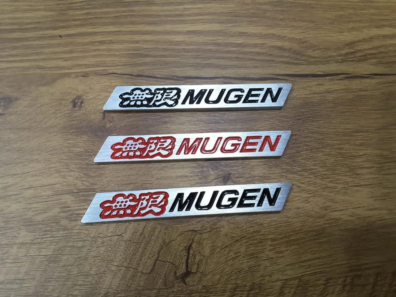 Emblem Logo MUGEN Untuk Spoiler Mobil