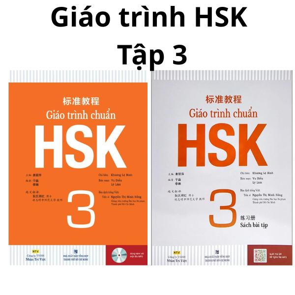 Sách Giáo Trình Chuẩn HSK Tập 3 SGK + Bài Tập - Bản đen Trắng