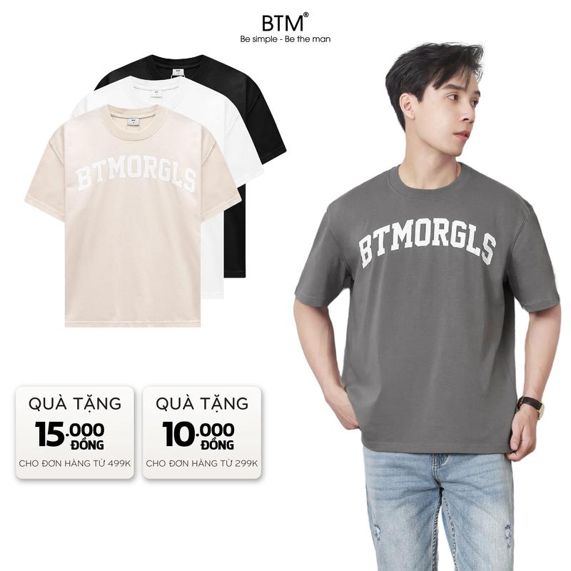 Áo Thun Nam BTM Orgls Contrast Logo Tee Cổ Tròn Vải Cotton 2 Chiều Form Regular Mã 28.761 Menswear