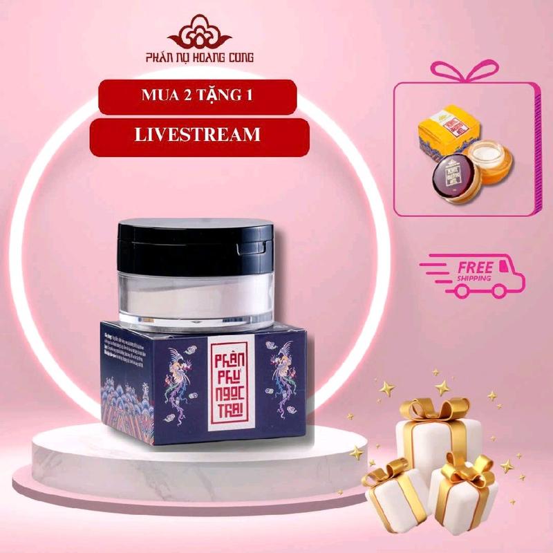 LIVE Phấn Phủ Bột Ngọc Trai Phấn Phủ Kiều Dầu Mỏng Nhẹ Giúp Da Đều Màu Mịn Lì Phấn Nụ Hoàng Cung 25g