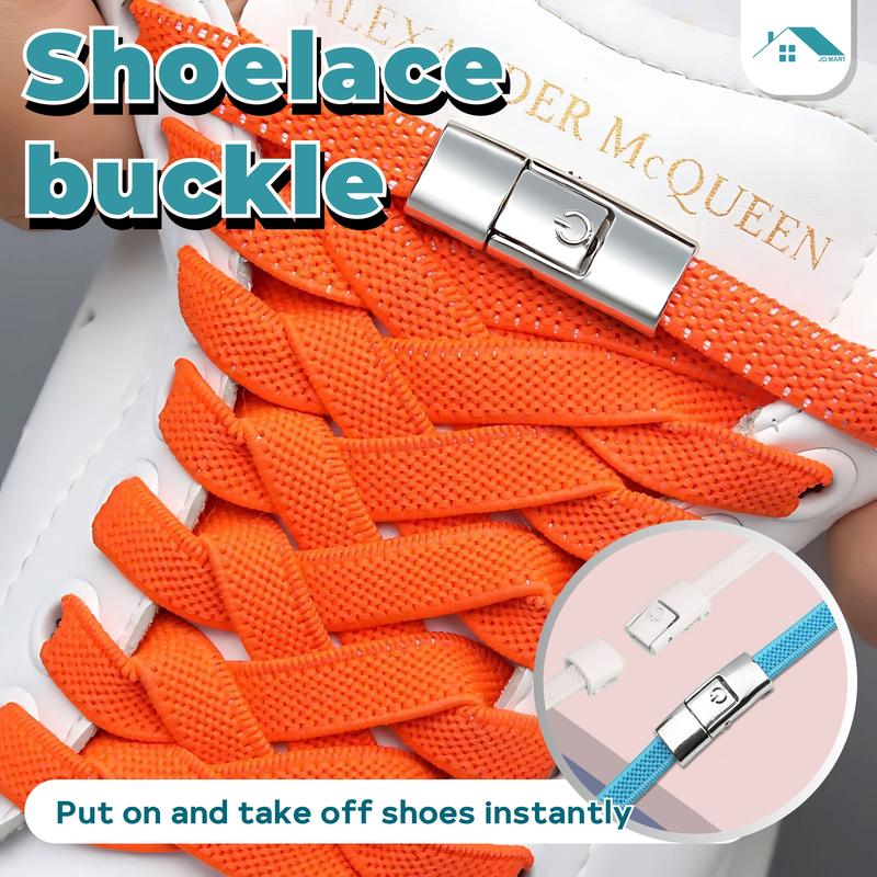 Curated visual reference: Picture Idea: No Tie Shoe Laces Press Lock Shoelaces Without Ties Elastic