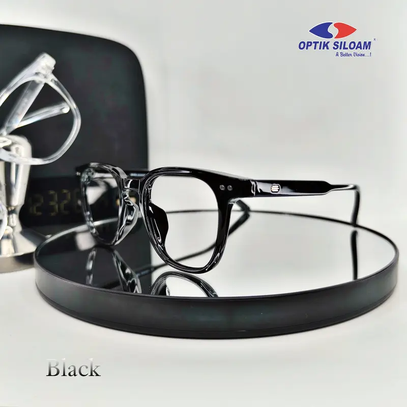 KACAMATA WISE WP1123 MODEL CLASSIC KOTAK OVAL SEDANG LAKI-LAKI PEREMPUAN TR PLASTIK RINGAN 1