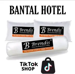 Brendis Bantal 2 & Guling 2 - Bantal Guling Tidur Hotel Bintang 5 Silikon Murah Empuk Lembut Bed Katun