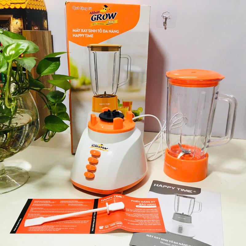 Máy Xay Sinh Tố Happy Time 1 Cối HTD5113GR - Thiết Kế Đơn Giản, Dễ Sử Dụng, Phù Hợp Cho Mọi Gia Đình