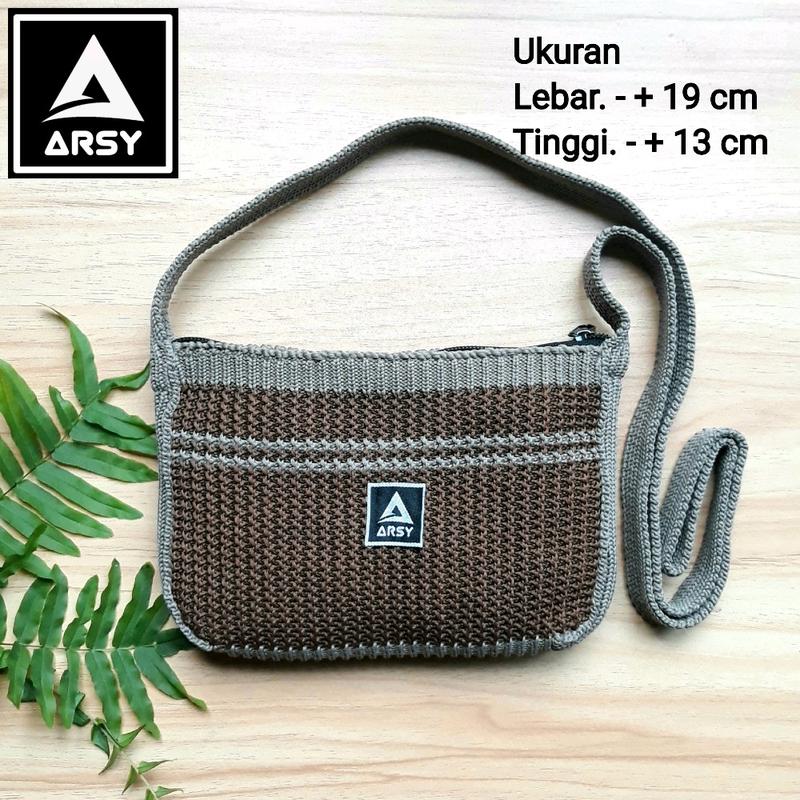 Tas Rajut Selempang Wanita Model Terbaru - 3 Pilihan Warna - Anyaman Original Asy 2