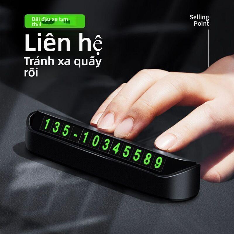 Bảng đỗ xe tạm thời, cho ô tô, dấu số đỗ xe ẩn, phát sáng, có thể in, món quà tuyệt vời 2