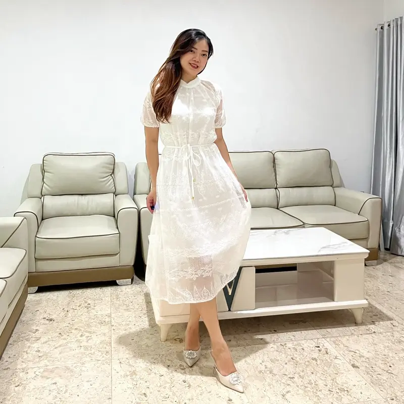 Dress W48 Korean Look Dress Wanita 7