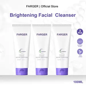 【Bisa COD】FARGER  Pembersih Wajah Asam Amino / Pembersih Dalam Ringan / Menghilangkan Komedo / Mencerahkan Warna Kulit / Mengecilkan Pori-pori / Netral / Pengontrol Minyak Cleansing Mousse