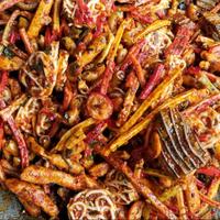 Seblak campur kering bumbu pedas daun jeruk/aneka seblak kering ...