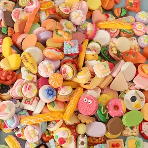 10Pcs Miniatur Food | Cake | Snack bucket | makanan