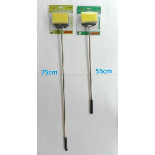 Aquarium Scraper Brush Sponge Cleaning Tool 55cm Length Fish Span Akuarium Ikan