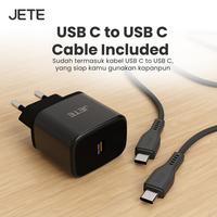 Gambar Kepala Charger JETE C83 20W Adaptor Include Kabel Fast Charging USB Type C Lightning Travel Size Batok Wall Charger Power Adapter - Batok C, Type C to C dari Doran Gadget Official Kota Administrasi Jakarta Pusat 3 Tokopedia