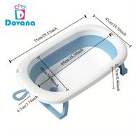 Gambar Dovana Bak Mandi Bayi Lipat Portable Foldable Baby Bathtub Tempat Mandi Anak Bayi dengan Thermometer dan Matras - Pink Termometer dari Dovana Kota Administrasi Jakarta Utara 4 Tokopedia
