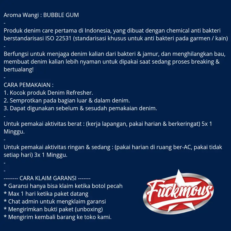 Denim Refresher/Refresher Denim 100mlKualitas Premium 4