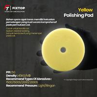 Gambar FIXTOP Busa Mesin Poles Mobil 4 Inch DA/RO Spon Foam Pad 4" Poles Dual Action Rotary Germany - Kuning - 50 ppi dari Fixtop Automotive Industries Kota Administrasi Jakarta Utara 4 Tokopedia