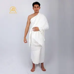Basmala Kain Ihram Al Jeddah Kain Ihram Tanpa Jahitan Kain Ihram Laki-Laki Haji Dan Umrah #Gratisongkir