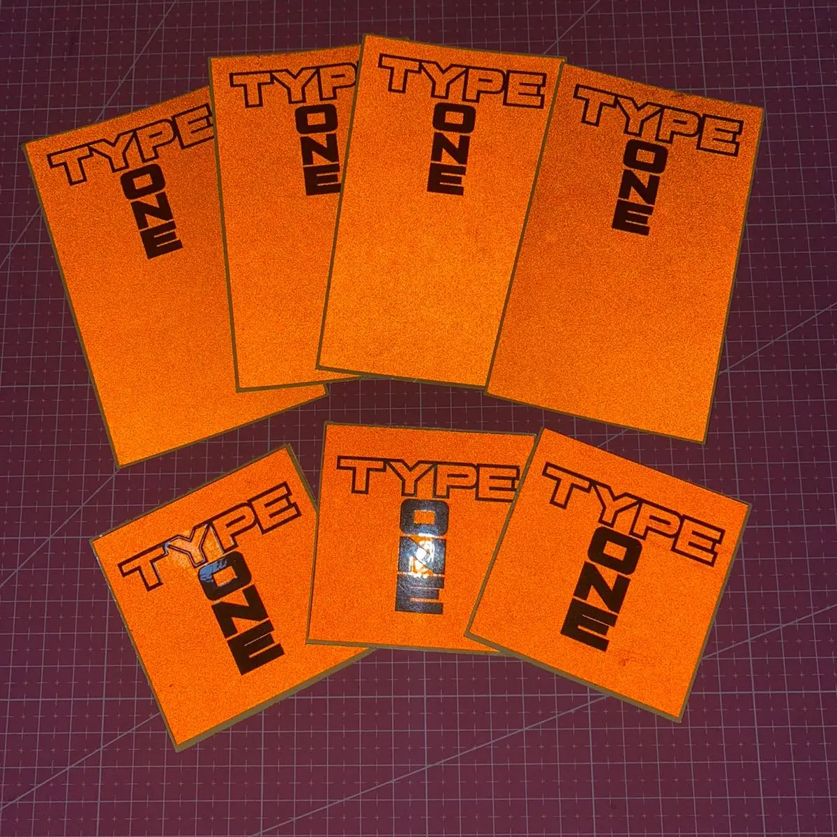 STIKER CUTTING TYPE ONE KOTAK DAN PANJANG