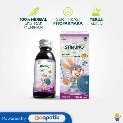 Gambar STIMUNO GRAPE SIRUP BOTOL 100 ML dari Apotek Sehat Segar By GoApotik Kab. Banyuasin Tokopedia
