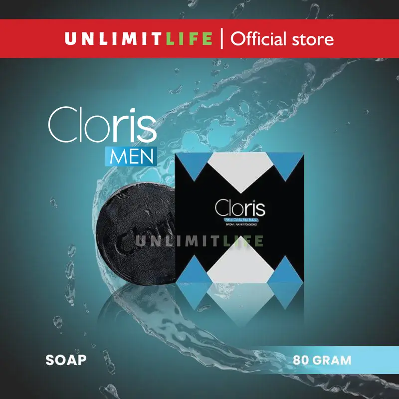 CLORISMEN Soap 80 gram Facial Wash Perawatan Wajah Pria 0