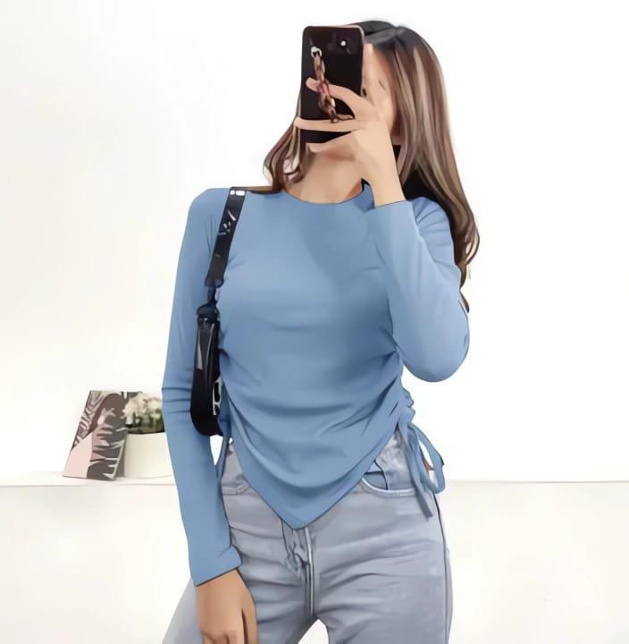 OLIVIA BLOUSE TALI SERUT DUA SAMPING KANAN & KIRI KEKINIAN DAN TERBARU 7