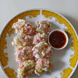 Cemilan Makanan Kerupuk Cipuk Isi 15 pcs dengan Rasa Pedas - Food, Snack Chili Oil Tapioka
