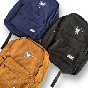 DESERVED- TAS RANSEL KORDUROY SEKOLAH/ TAS BACKPACK CORDUROY LOVEB!TCH laptop pria wanita
