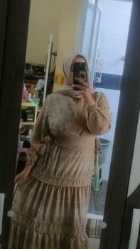 Product Review of Joley Cloth - Khalila Dress Lionel Richie Outfit Simple Mewah  Kekinian Allsize Busui Gamis Pesta Muslim Wanita Lembut Wudhu Katun Panjang Motif Maxi from F**a m**e 2