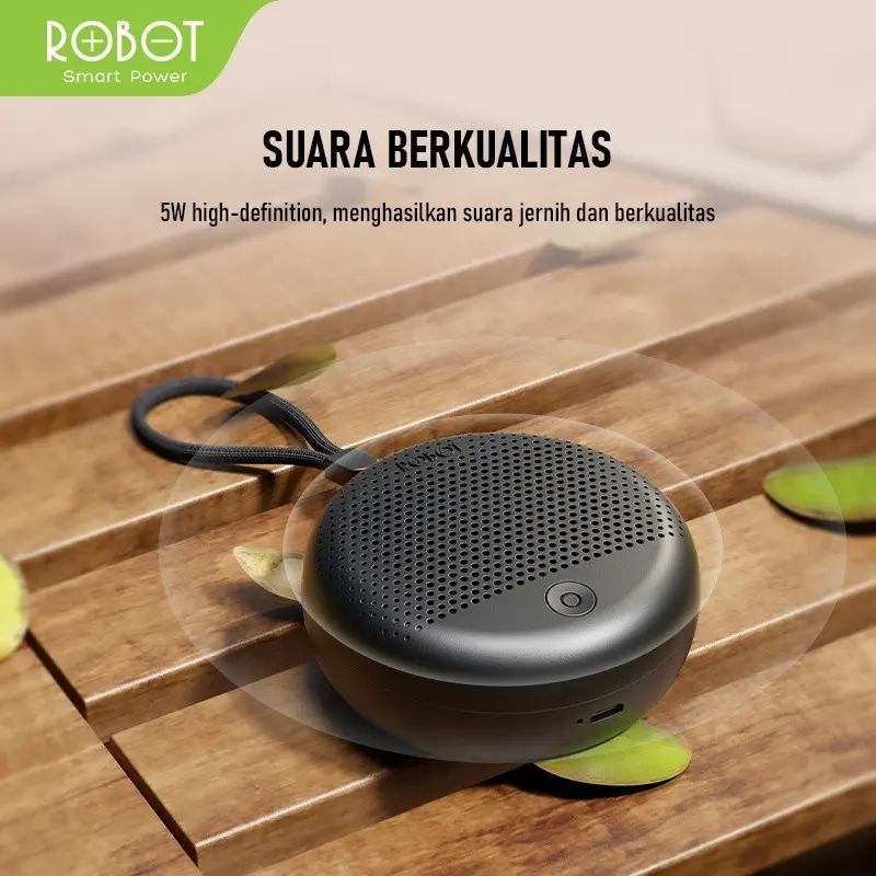 Robot RB30 Mini Portable Bluetooth Speaker 5.1 Wireless Speaker TWS 3