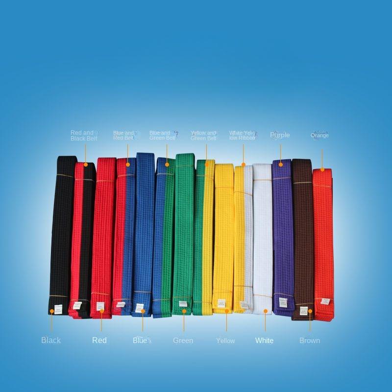 Product Introduction of Taekwondo Belt Competition Examination Belt Judo Belt Karate Belt Event Examination Only Ribbon Children Adult Ribbon Single and Double Circle Belt 6