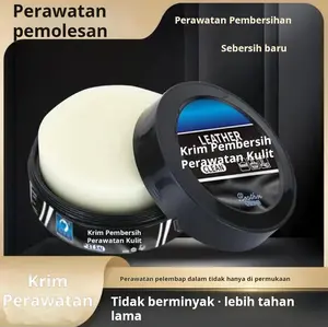 Pasta pembersih multifungsi kulit interior mobil untuk perawatan kulit lilin sepatu dan tas kulit pasta pembersih perawatan barang kulit