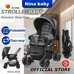 【Usia 0~5 thn】Nina Baby Stroller Lipat Travel/Stroller Kereta Dorong Bayi/Stroller Baby Lipat 3In1/Stroller Bayi/Kereta Bayi Dorong/Trolley Bayi/Kereta Dorong Bayi/Stoller Bayi/Stroller Lipat/Stroller Travelling #hamperslebaran #bingkisanlebaran #hampers