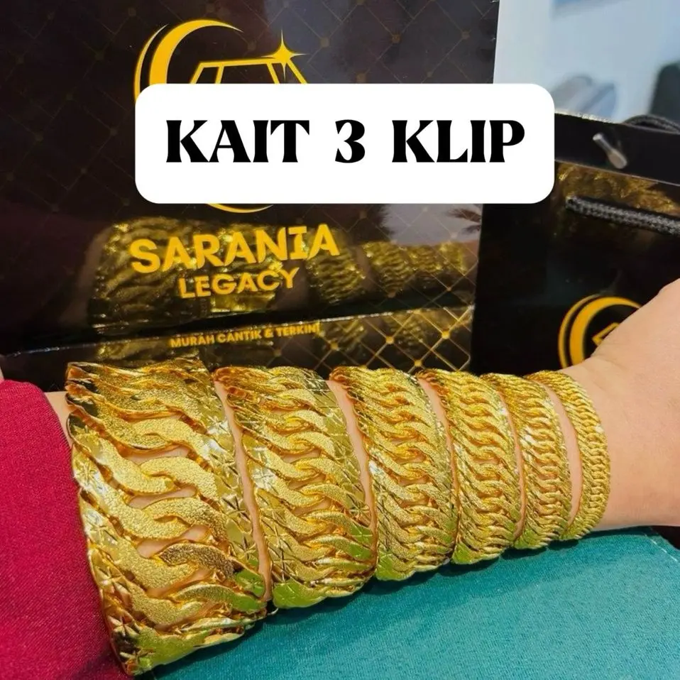 Emas Saduran Indo Lipan Kait 3 Cangkuk (KLIP)