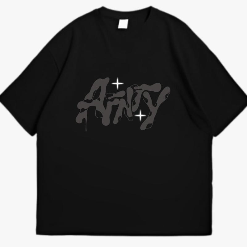 AFNTY.ID | T-SHIRT OVERSIZED BOXY & REGULAR| AFNTY PUFF INK + REFLEKTIF COTTON COMBED 20s Atasan Nyaman Unisex Pria Wanita 0