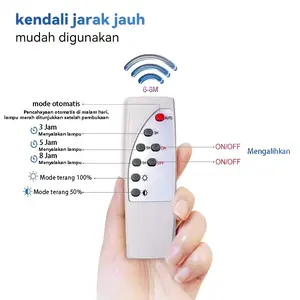 Kontrol jarak jauh gratis (termasuk baterai)