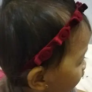 Bando Jepit Bludru Wanita Bandana Kepang Rambut 2in1 Korean Style