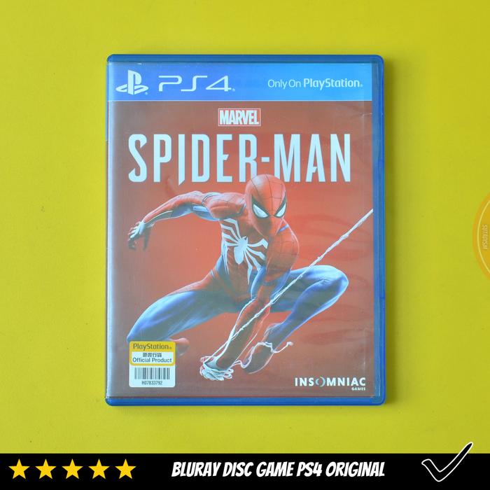Gambar Kaset Game BD Spiderman Spider-Man Blueray Disc Playstation 4 PS4 dari sutadism Kota Bandung Tokopedia