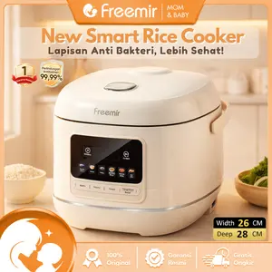 [MPASI Bayi] freemir Smart Rice Cooker Family Series 1.5L Rice Cooker Digital Low Watt 400W dengan Inner Pot Titanium Antibakteri Menjaga Nasi Tetap Hangat Hingga 48 Jam
