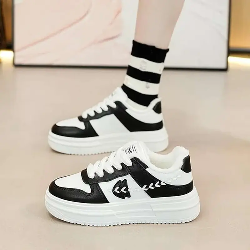 ARAN_Sepatu Sneakers Wanita Havana Motif kekinian SL03 Casual Sport Cewek Kasual Shoes Olahraga 3