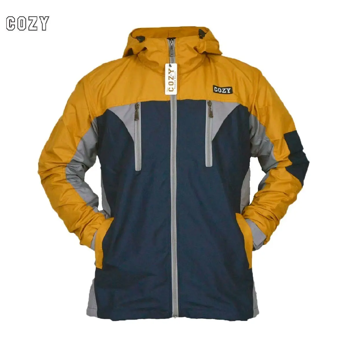 Jaket Parasut Pria & Wanita Original Premium Cowok Cewek Dewasa Casual Keren Terbaru Korean style Kekinian Bahan Tebal Distro Lembut Size M-XL Parka Waterproof Bomber Unisex Canvas Outdoor Hitam