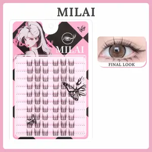 MILAI bulu mata palsu/milai fashion eyelashes Lem Bulumata Palsu