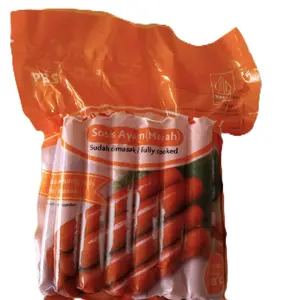 Salam Sosis Ayam Merah Mini 500gr Sosis Goreng Sosis Toping Seblak Frozen Food