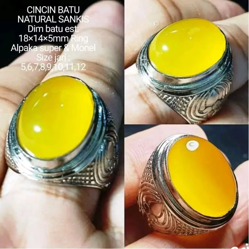 CINCIN BATU SUNKIS CRYSTAL NATURAL