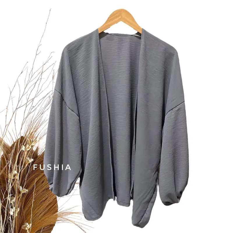 Outer Cardigan Jumbo (BB 70kg++) Lengan Balon Hari Raya Lebaran 6