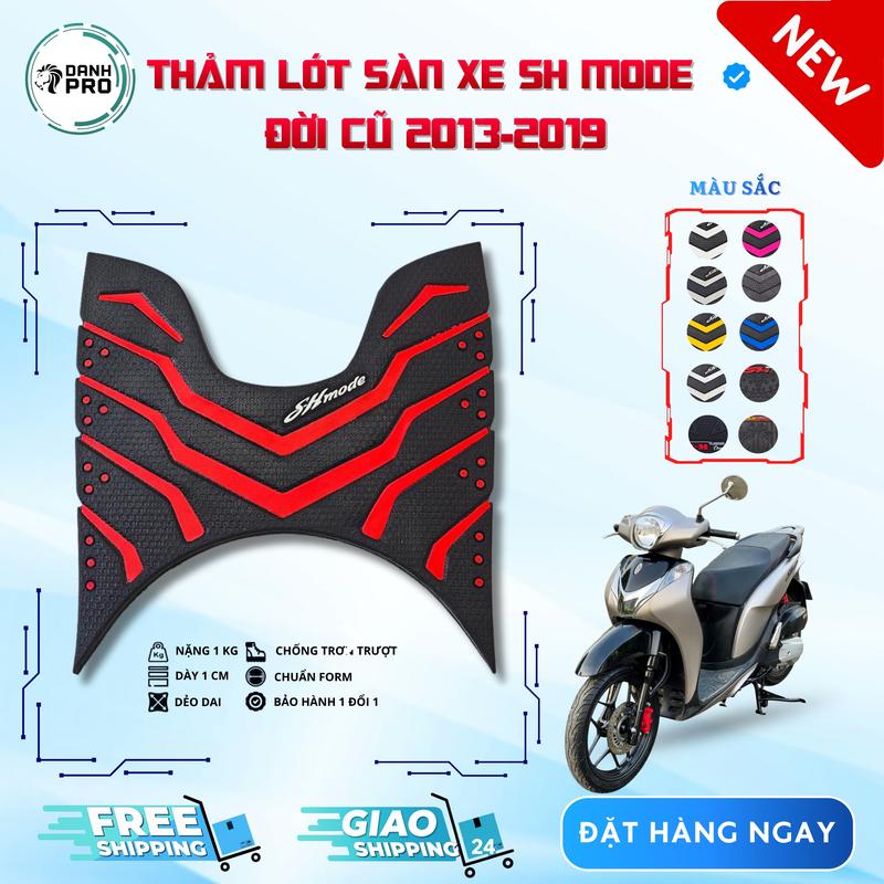 Thảm lót sàn xe SH mode 2013-2019,tấm trải sàn gác chân cao cấp 