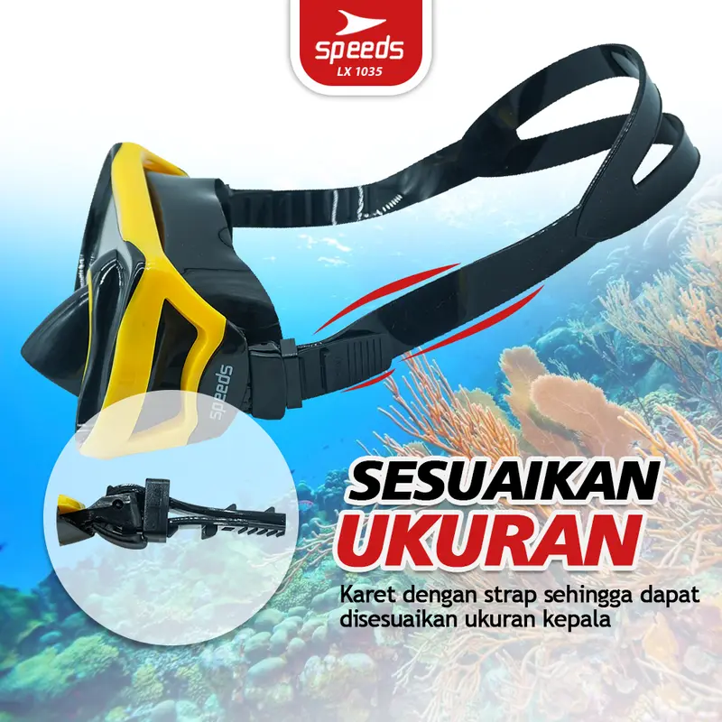 Kacamata renang Snorkeling PVC Alat latihan Selam Snorkel Diving Kacamata Diving Speeds Scuba Mask 017-2300 5